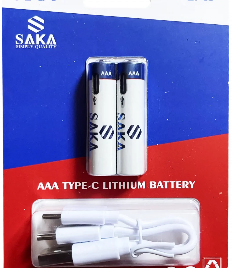 AAA TYPE-C LITHIUM BATTERY